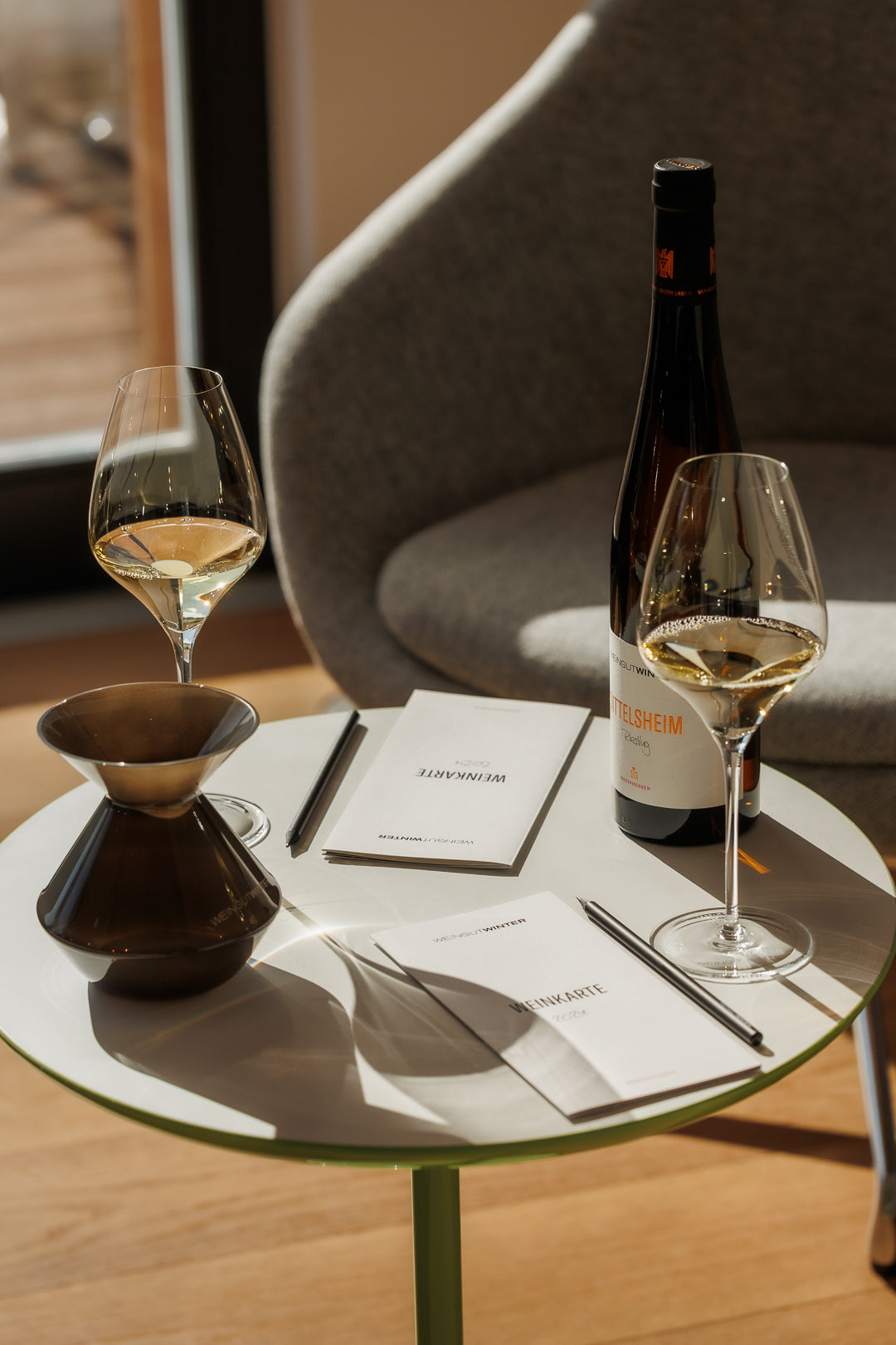 Weinprobe im Weingut Winter